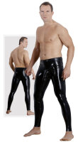 Herren Latex-Hose mit Penishülle - L